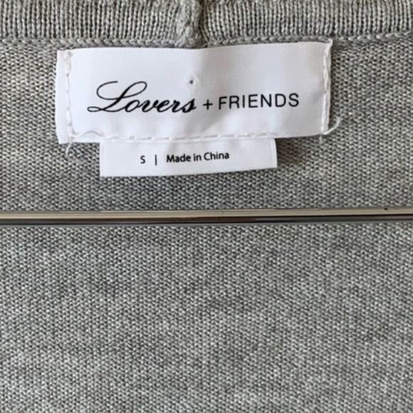 Lovers and Friends Grey Wrap Cardigan size S - Picture 4 of 4